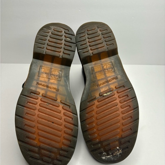 Dr. Martens Boots Women's Size 6 Pascal Round Toe Ankle Combat Black Leather NEW - Picture 7 of 8